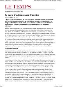 LeTemps.ch | En quête d’indépendance financière