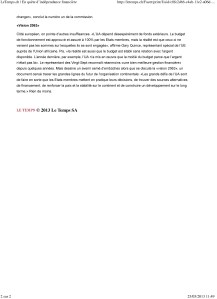 LeTemps.ch | En quête d’indépendance financière