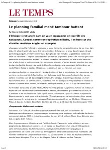 LeTemps.ch | Le planning familial mené tambour battant